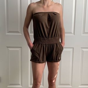 Brown romper